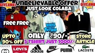 Unbelievable Offer || ₹90 Polo Tshirt || Upto 90% Off || Just Look || Cheapest Clothes In Mumbai