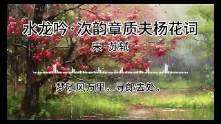 水龙吟·次韵章质夫杨花词