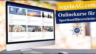 Onlinekurse für Sportbootführerscheine von SegelnAG - Werbespot