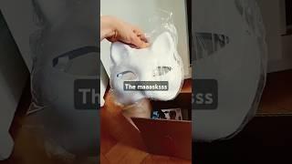 Halloween as a therian #therian #halloween #masks #trending #therianthrophy #haul #unboxing #cat