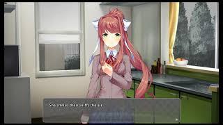 Monika imagines the smelle [World of Dreams] ((Shitpost))