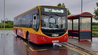 Midland Classic/Diamond Volvo B8RLE MCV Evora (31003 BV21OPM) Working The 9 Towards Burton