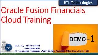 Oracle Fusion Financials Cloud Training | Demo | Placement | Interview Preparation | Real time