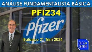 PFIZ34 - PFIZER. ANÁLISE FUNDAMENTALISTA BÁSICA. PROF. SILAS DEGRAF