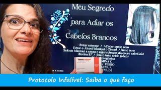 MEU SEGREDO PARA NÃO TER CABELOS BRANCOS NA MENOPAUSA (falta de Minerais e Vitaminas)