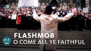 Chor-Flashmob: O come all ye faithful | WDR Rundfunkchor