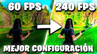 La MEJOR Guía de CONFIGURACIÓN en Fortnite 2024 - Aumentar FPS, Reducir Input lag | Optimizar PC