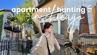 Apartment hunting in CHICAGO with prices | Chicago Moving Diaries ep. 1