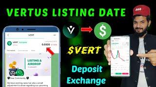 Vertus Listing Date 12 january | Vertus $VERT Premarket Value | Vertus Airdrop deposit exchange