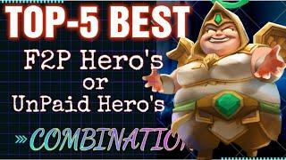 Best F2P or UnPaid Hero's Bon Appeti Monsters Hunting ! Monster Level 1,2,3,4or 5 ! LordMoblie Hindi