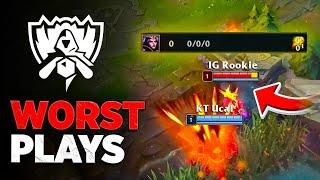 20 of the WORST Plays in WORLDS History!