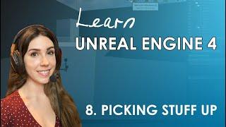 Unreal Engine 4 Beginner's Tutorial #8 - Picking Stuff Up (Raycasting)