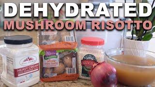 Backpacking Recipe: Dehydrated Mushroom Risotto