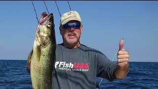 The VQ Lead Core Trolling Set Up For Walleye on Lake Erie