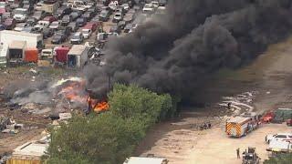 Fire burns at scrapyard in Greenspoint area