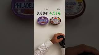 Philadelphia Milka versus Lidl Goldessa Schoko