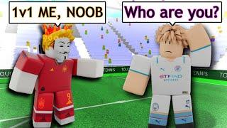 I Used An Alt and TROLLED MY FRIEND in a 1v1! (Roblox Touch Football)