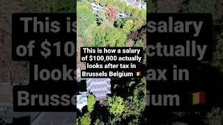 Belgium How $100k Salary Looks After Taxes (It’s Low!)