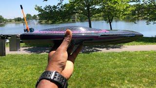 OXIDEAN MARINE MINI DOM out for a rip on the water | super fast rc boat