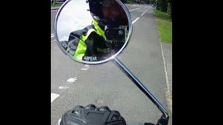 Riding a Royal Enfield on the most important road in England.
