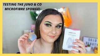 TESTING THE JUNO & CO MICROFIBRE SPONGE! SoJo Beauty