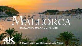 [4K] MALLORCA 2025  2 Hour Drone Aerial Relaxation Film | Balearic Islands Spain España