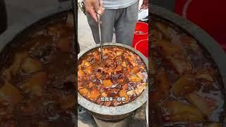 山西路边摊卤肉，12块一份，这做法外地人没有见过 #美食 #地方特色美食