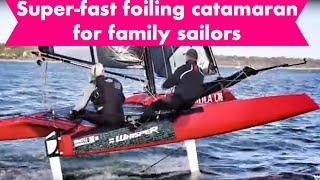 Meet the foiling catamaran for family sailors – the fantastic Formula Whisper