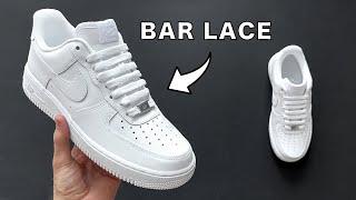 How to Bar Lace Your Nike Air Force 1s: Step-by-Step Tutorial