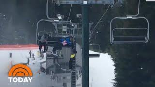 Watch Teens Pull Off Incredible Rescue Of Boy Dangling From Ski Lift | TODAY