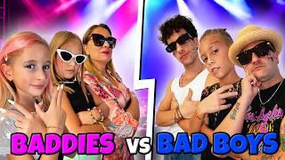 BADDIES VS BADBOYS! GIORGIA DIVENTA BADDIE CON PAPÀ SALVO CHALLENGE CONTRO TUTTI I NOSTRI AMICI!