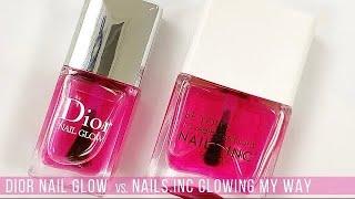 Dior Nail Glow vs. Nails.Inc Glowing My Way | FULL REVIEW & WEAR TEST