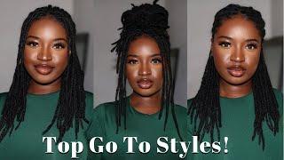 My Top Go To Loc Styles For All Occasions | Quick & Easy  | #KUWC