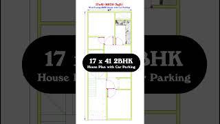 17x41 House Plan | 17*41 House Design