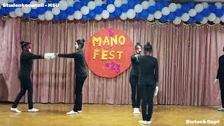 Biotech Dept Inspiring Mime Performance in Humanity | MS University Cultural's | Mano Fest - 23