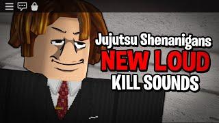 NEW LOUD CUSTOM KILL SOUNDS BEST FOR TROLLING  | ROBLOX Jujutsu Shenanigans Custom kill sound ids