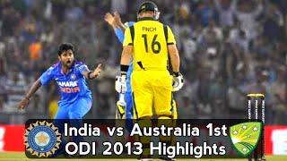 2013 1st ODI India vs Australia at Pune