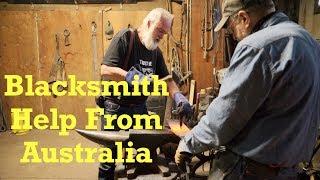 Blacksmithing Help From Australia on the Borax Water Wagon | Engels Coach Shop