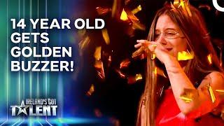 14 Year Old Singer Gets GOLDEN BUZZER! | Ireland's Got Talent