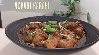 Recipe#31|Easy Chicken Achari Karahi | Perfect for Family Meals|Anokha Tarka