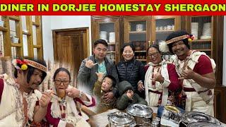 I had a blasting  dinner Party in Dorjee Homestay Shergaon Arunachal Pradesh