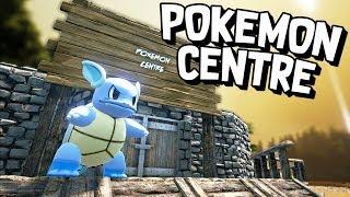 ARK Survival Evolved - BUILDING A POKEMON CENTER!  - ARK Pokemon #6