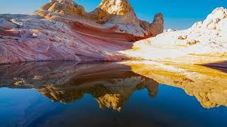 White pocket reflection & Grand Canyon Toroweap Overlanding,  Cinematic 4K Arizona USA