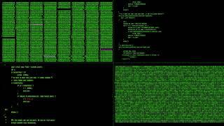 Multi Layer Coding Hacker Screen