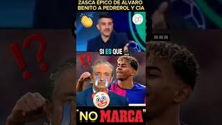 ZASCA ÉPICO A PEDREROL Y MARCA DE ÁLVARO BENITO POR  BUSCAR POLÉMICA CON LA SEQUÍA DE LAMINE YAMAL