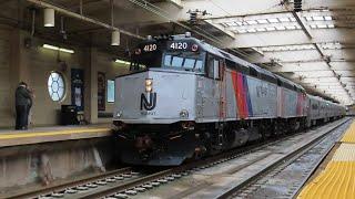 NEW JERSEY TRANSIT RAIL OPERATIONS 40th ANNIVERSARY SPECIAL DEPARTS NEWARK NJ, Sept. 30, 2023.