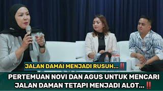 PERTEMUAN AGUS DAN NOVI UNTUK MENCARI JALAN DAMAI MASALAH UANG DONASI