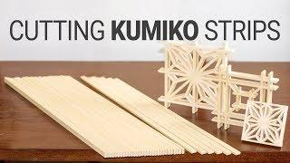 Cutting Kumiko Strips by Handtools // Kumiko Making Part 1