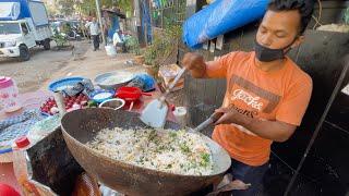 Mumbai Chef's Super Wok Skills | Anda Fried Rice | Indian Street Food