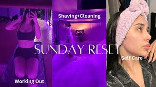 SUNDAY RESET ⎹ skin-care, working out, cleaning, everything shower, etc.